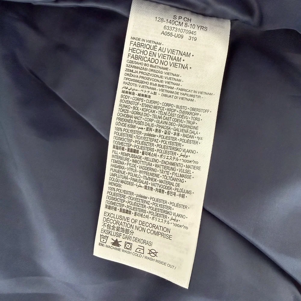 Levi’s Kids Hooded Water Resistant Puffer Coat.